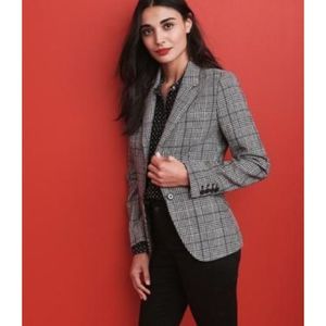 Untuckit Camilla Wool blend Houndstooth Blazer Sz 10